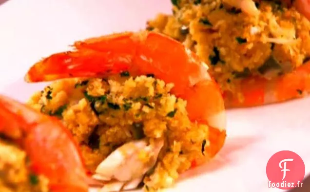 Crevettes Farcies au Jalapeno et au Crabe