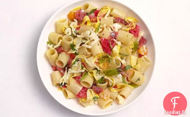 Pâtes à la Courge et à la Tomate Rasées