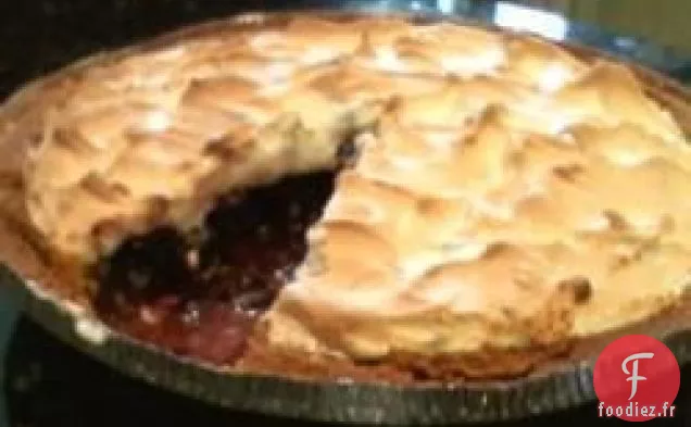 Tarte à la Meringue aux Myrtilles