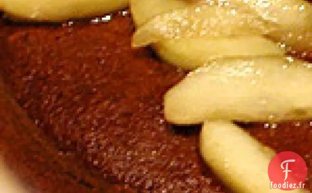 Gâteau aux Épices au Gingembre avec Pommes Sautées