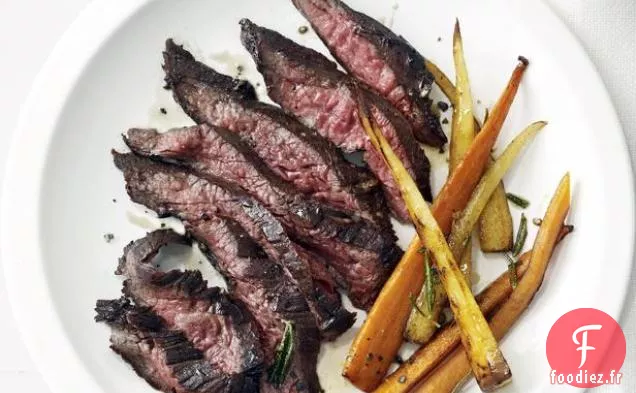 Jupe Steak Aux Légumes-Racines Rôtis