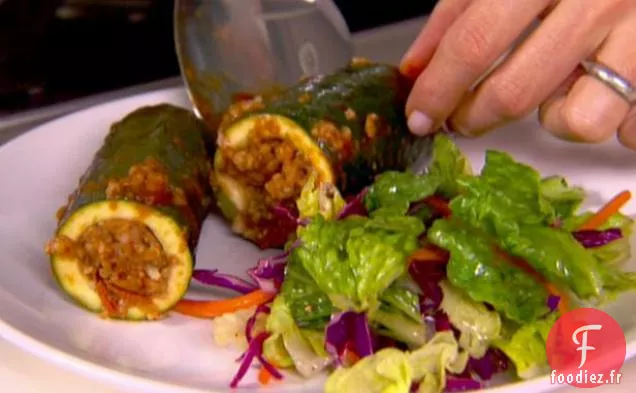Courgettes Farcies au Bœuf et au Boulgour