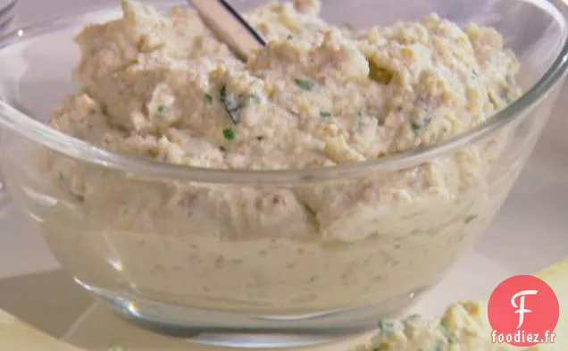 Tartinade à la Ricotta, aux Olives et aux Pignons de Pin