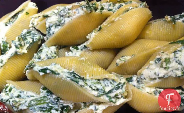 Coquilles Farcies aux Épinards et artichauts