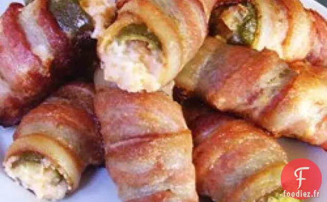 Poppers Jalapeno Enveloppés de Bacon