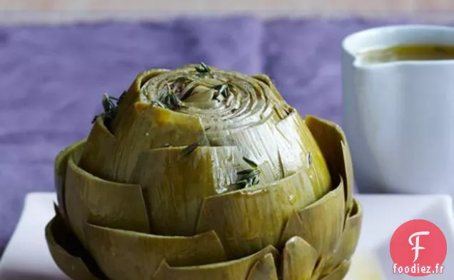 Artichauts À La Vinaigrette Citronnée