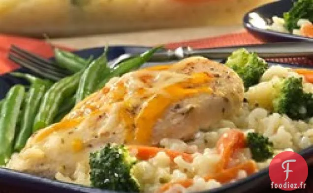 Casserole de Poulet et de Riz au Four Facile