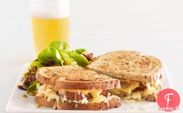 Tofu Reubens Avec Salade