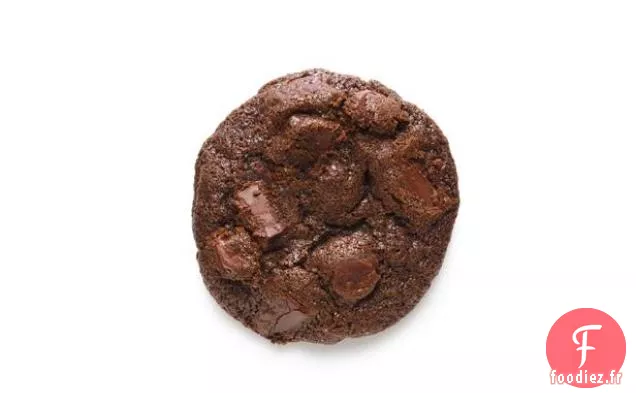 Biscuits Aux Pépites De Chocolat Doubles Avec Des Morceaux De Chocolat