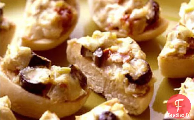 Morceaux de Bagel d'Artichaut
