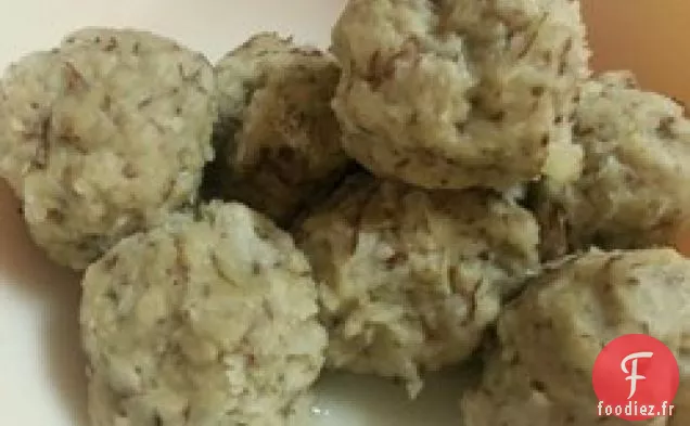 Boulettes de Pommes De Terre Râpées