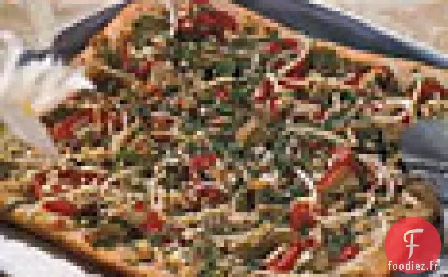 Pizza aux Artichauts et à la Feta