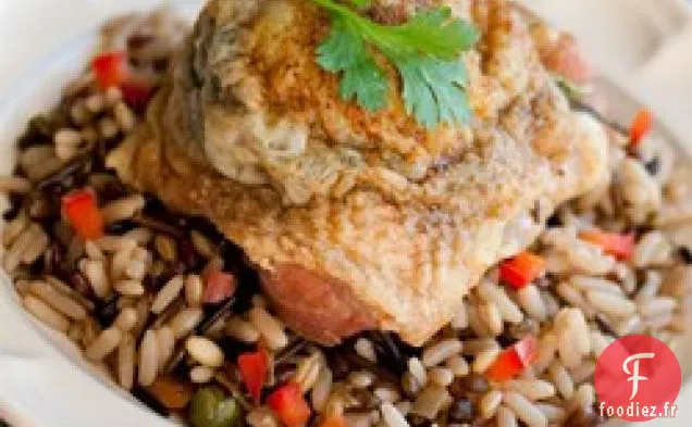 Poulet Facile aux Épinards et à la Roquette