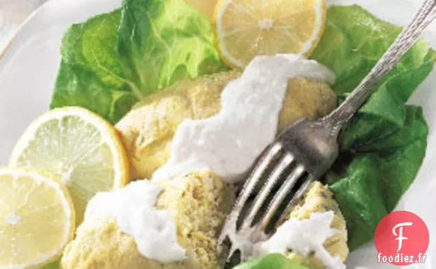 Poisson Gefilte de Corégone Fumé à la Sauce Citron-Raifort