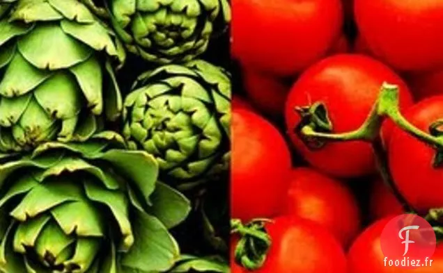 Pâtes Fraîches À La Tomate, À La Ricotta Et À L'Artichaut