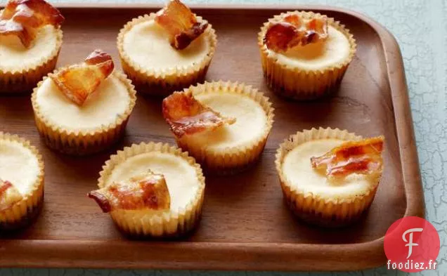 Mini Gâteaux au Fromage au Bacon