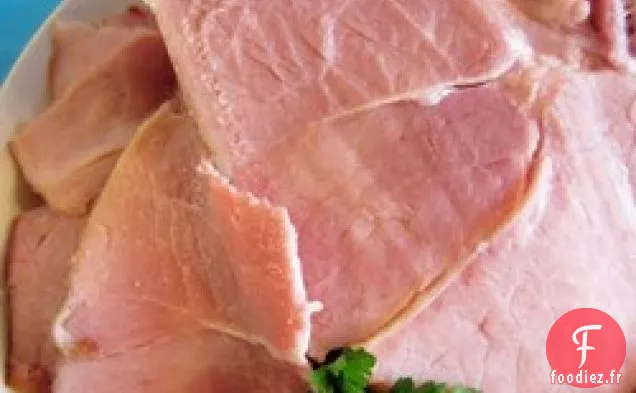 Jambon Glacé Au Miel et à l'Orange