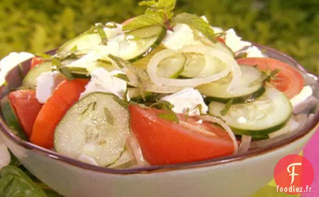 Salade de Concombre, Tomate, Menthe