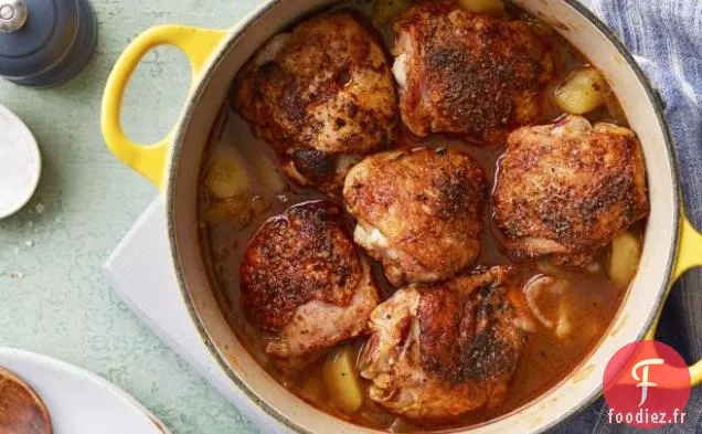 Poulet au Paprika Braisé