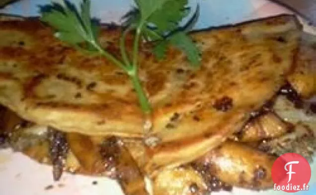 Quesadillas aux Champignons et au Fromage de Chèvre