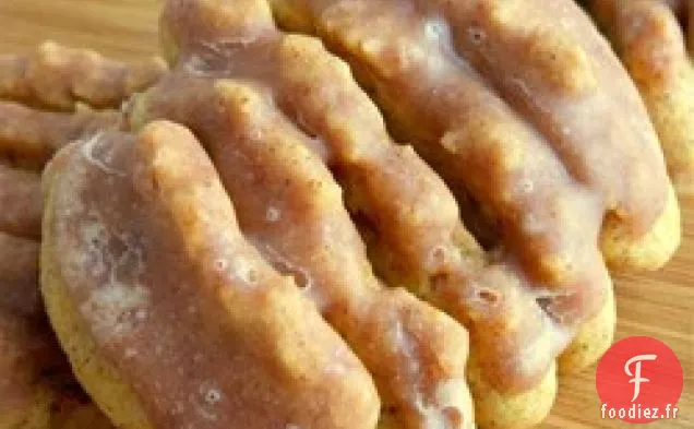 Biscuits Spritz à la Citrouille Épicés Glacés