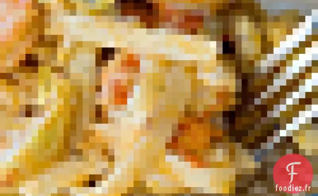 Fettucine De Crevettes Et Artichauts