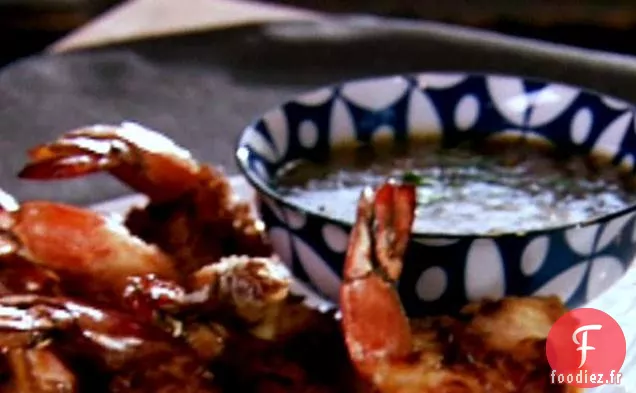 Crevettes Géantes en Croûte de Gingembre et Noix de Coco