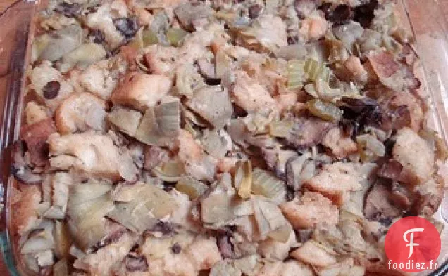 Farce aux Champignons d'Artichaut au Parmesan