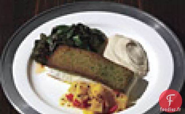 Poisson en Croûte Briochée avec Purée de Topinambour et Cornichons de Topinambour