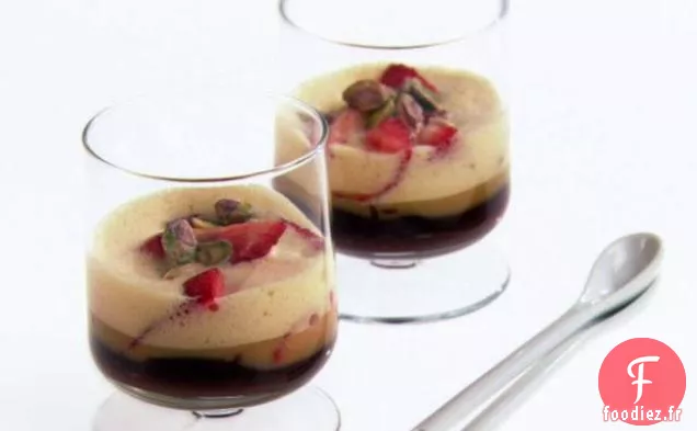 Zabaglione Épicé aux Fraises et au Chocolat