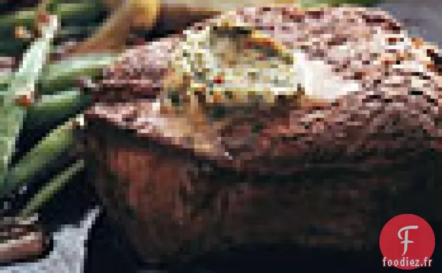 Filets Mignons au Beurre Épicé, Artichauts Glacés et Haricots Verts