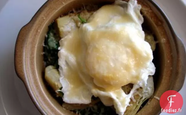 Oeufs Florentins Au Cœur D'Artichaut, À La Brandon