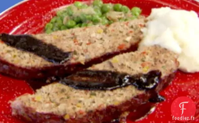 Pain de Viande de Légumes Rôtis avec Glaçage Balsamique