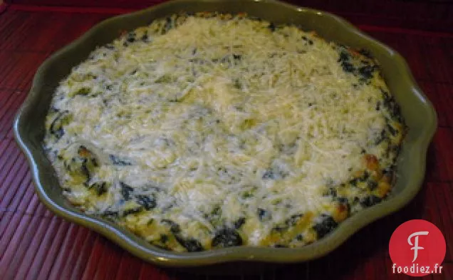 Trempette aux Épinards Et Artichauts au Fromage