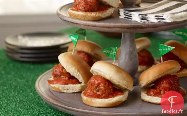 Mini Sandwichs aux Boulettes de Viande