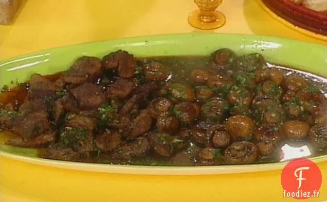 3 Tapas Savoureuses: Boeuf Sherry-Ail, Champignons Sherry-Ail, Chorizo Grillé