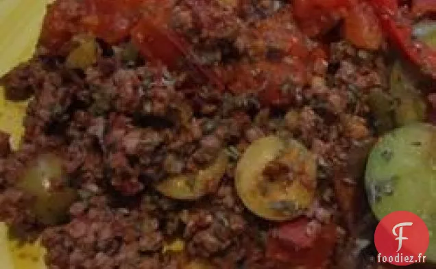 Picadillo (Hachis de Boeuf Cubain)