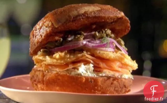 Sandwich au Bagel Frit
