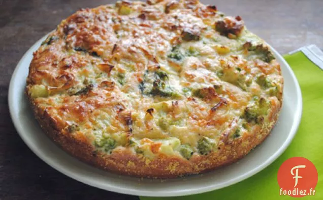 Gâteau Au Chou-Fleur Et Au Brocoli