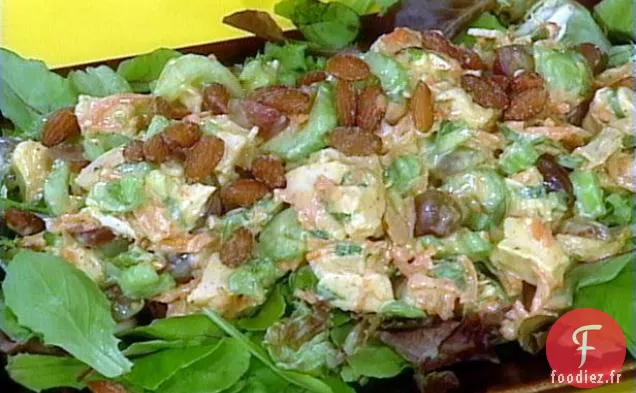 Salade de Poulet Rôti au Curry Pressé