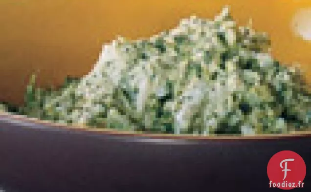 Brocoli à la crème au Parmesan