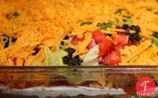 Trempette à Tacos à Sept Couches Plus Saine