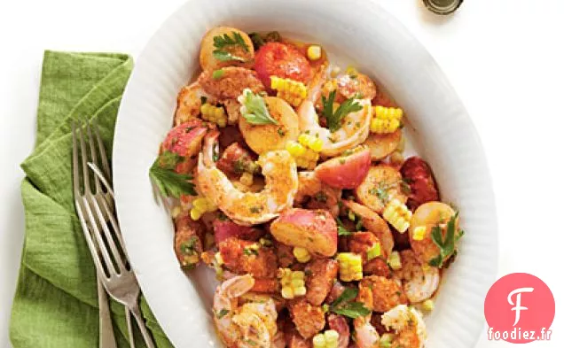 Salade de Pommes de Terre aux Crevettes