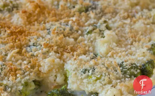 Gratin de Brocoli et Chou-fleur