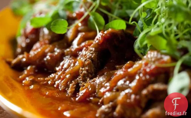 Souper de Poitrine avec Polenta aux Champignons et à la Sauge