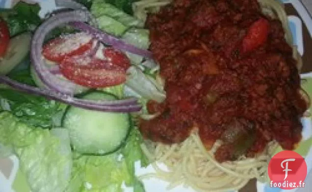 Sauce à Spaghetti Sucrée de Maman