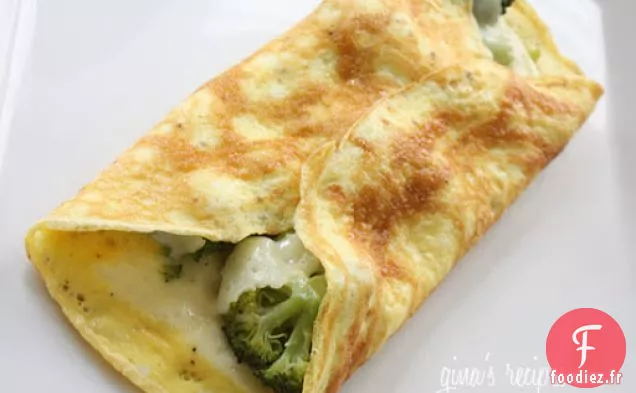 Omelette Au Brocoli Et Au Fromage