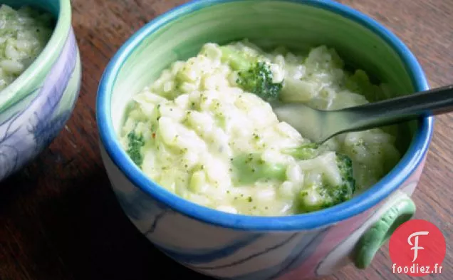 Risotto au Brocoli et au Cheddar
