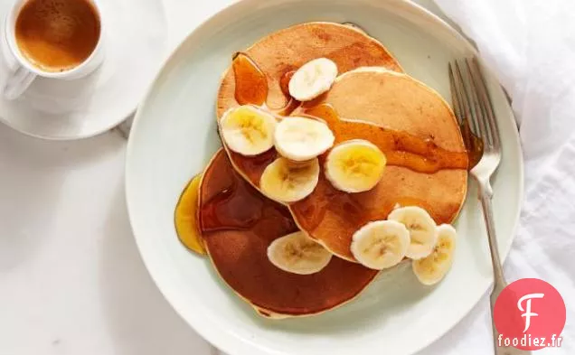 Crêpes à la Crème Sure à la Banane