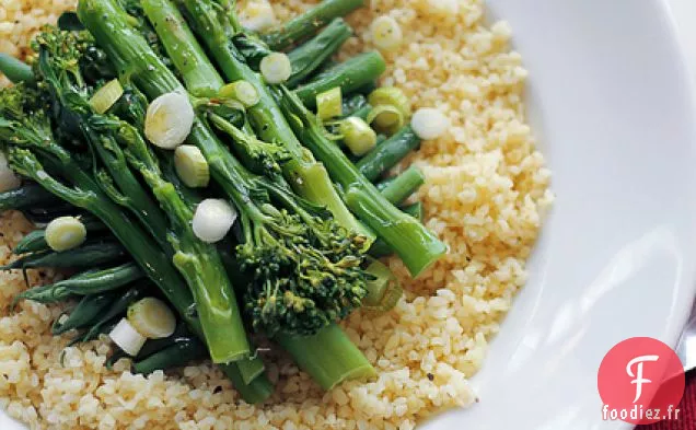 Haricots Verts, Brocoli Et Boulgour